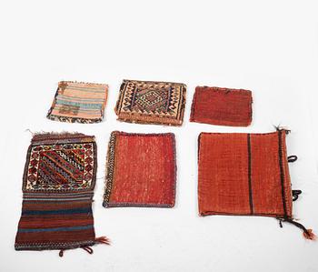 Six saddlebags from Western Iran/Kurdistan.