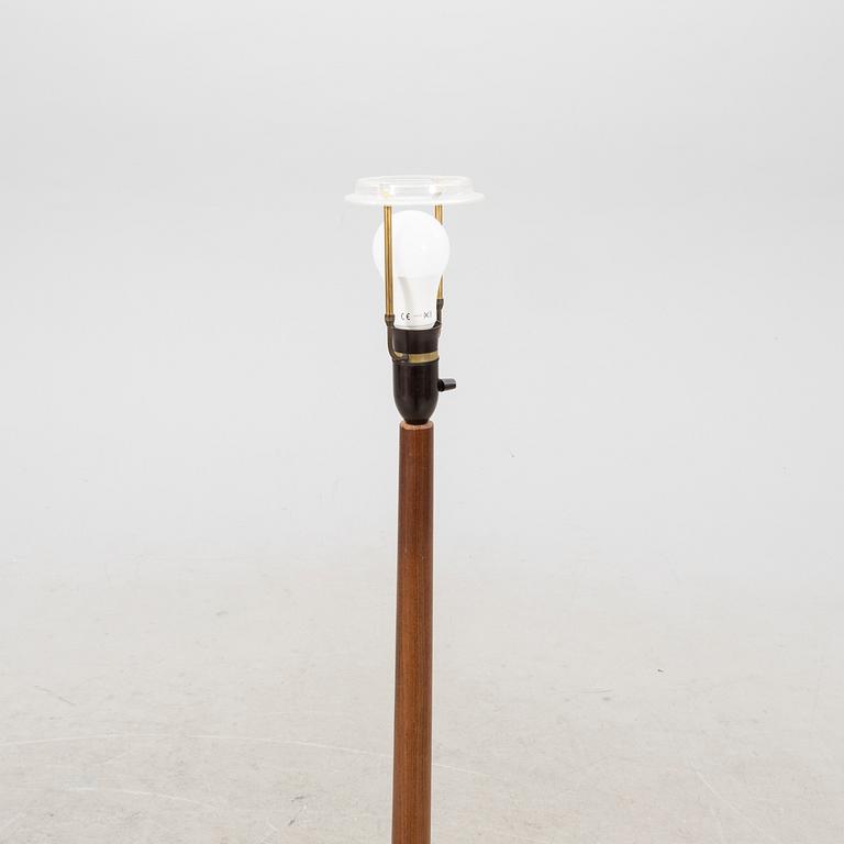A wooden floor lamp first half of the 20th century.