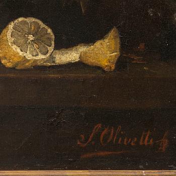 Salvatore Olivetti, Still Life with a Cabbage Head.