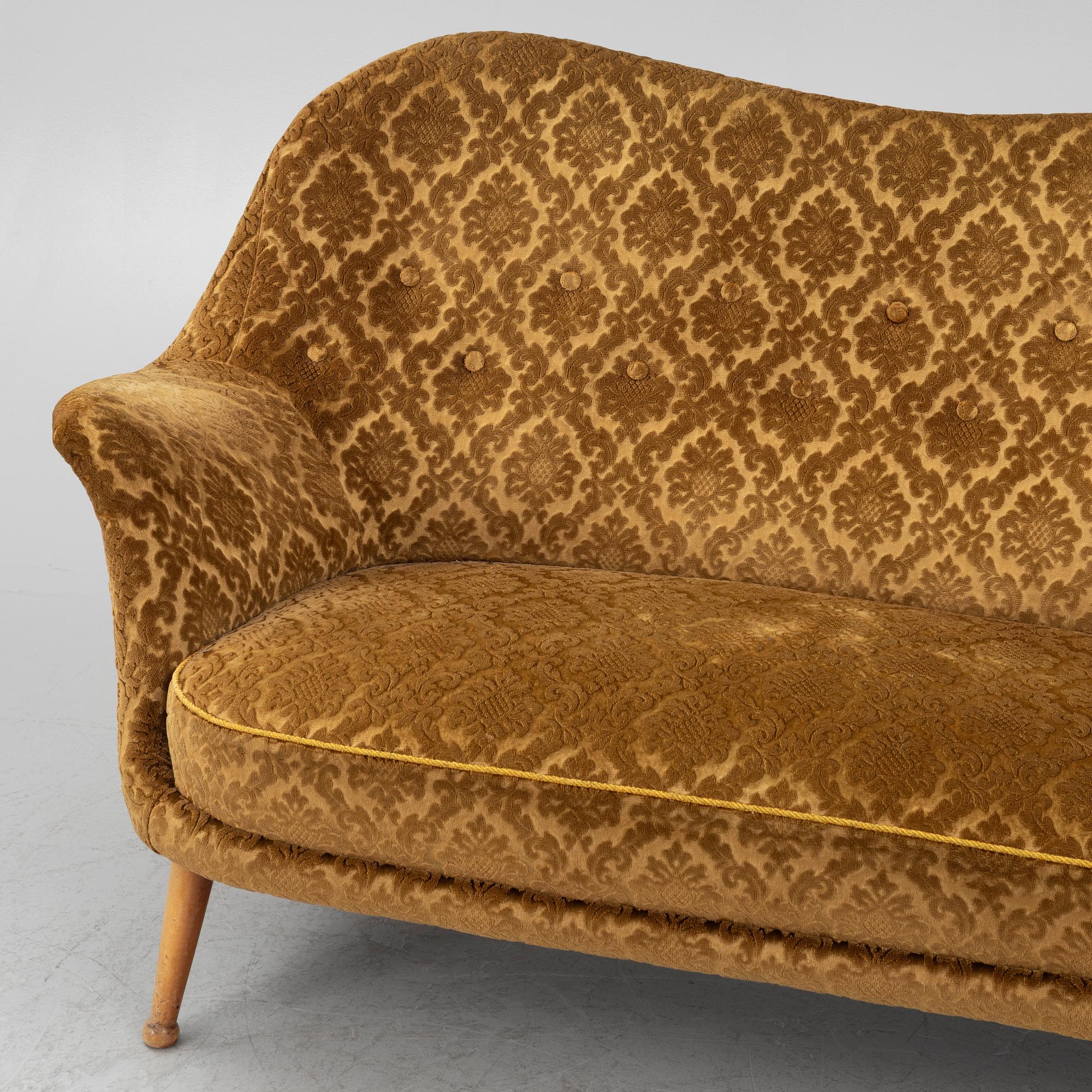 Arne Norell, soffa och fåtölj, "Divina", Westbergs möbler AB, 1960-tal.