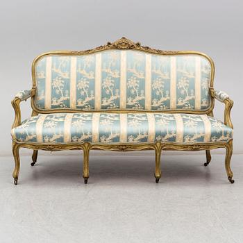 SOFFA, rokokostil, sent 1800-tal.