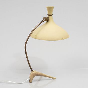 A Swedish Modern table lamp, Einar Bäckströms Metallvarufabrik, 1950s.