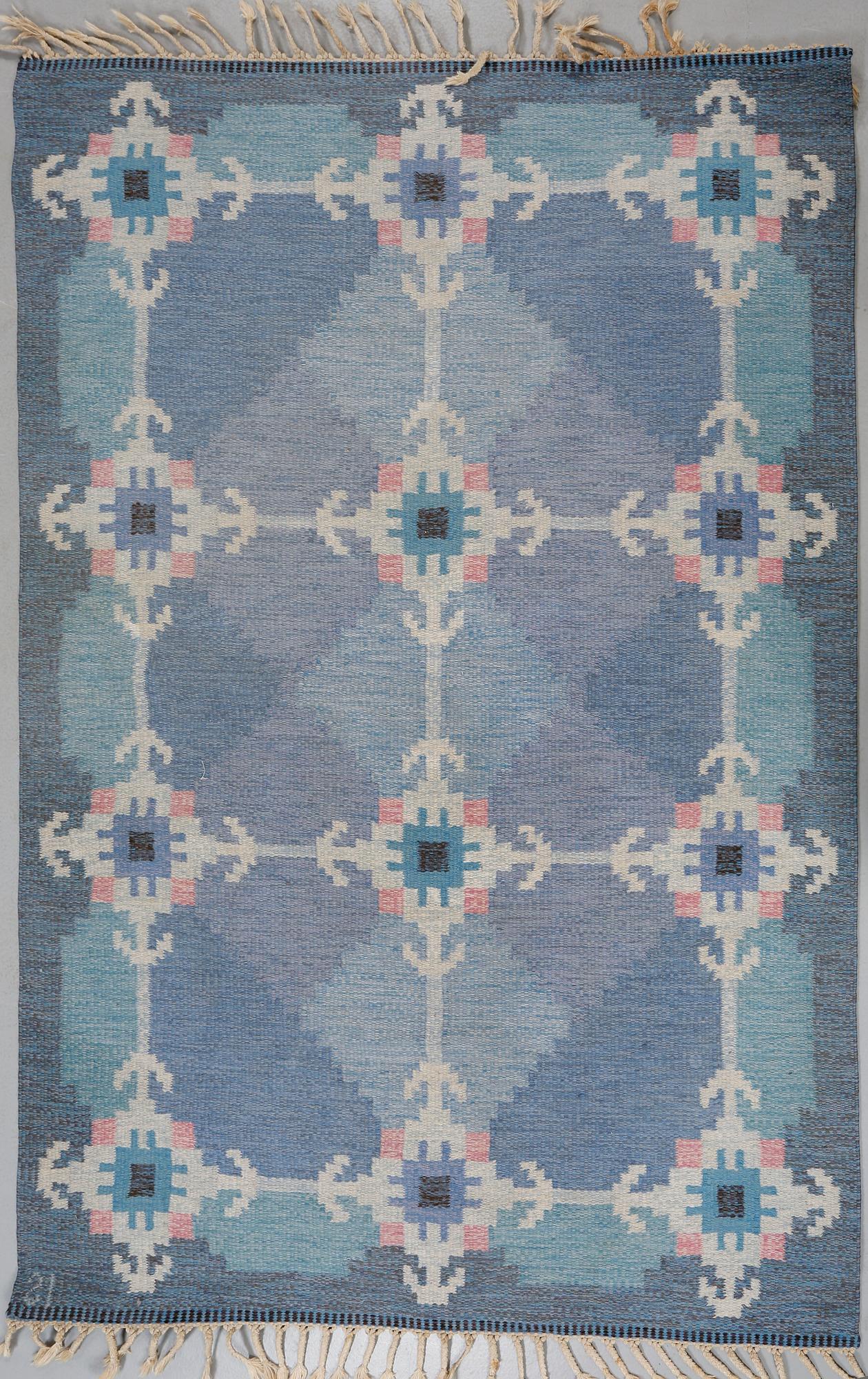 MATTA, rölakan, Ingegerd Silow, omkring 1900-talets mitt, 200x140 cm.