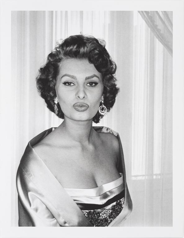 Per-Olow Anderson, "Sophia Loren photographed 1955 in Rome".