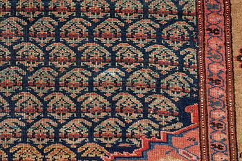 Hamadan antique/semi-antique approximately 425 x 162 cm.