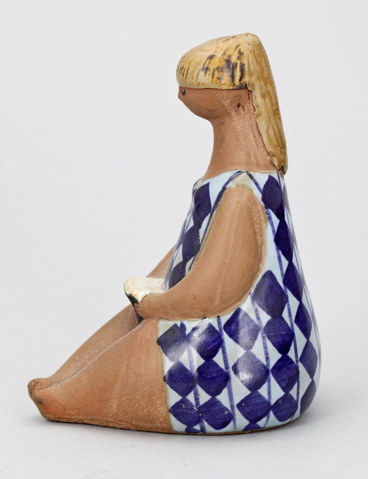 FIGURIN, stengods, Lisa Larson. Gustavsberg.