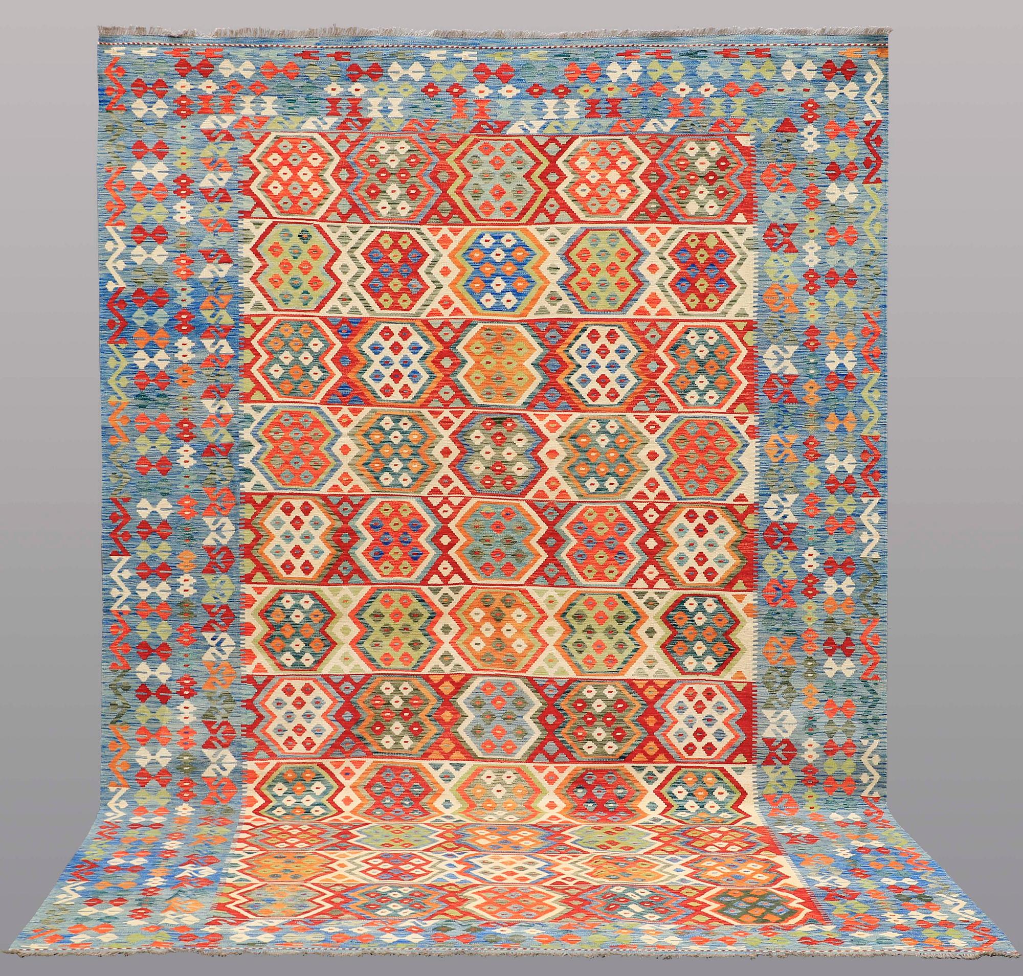 A carpet, Kilim, ca 353 x 247 cm.