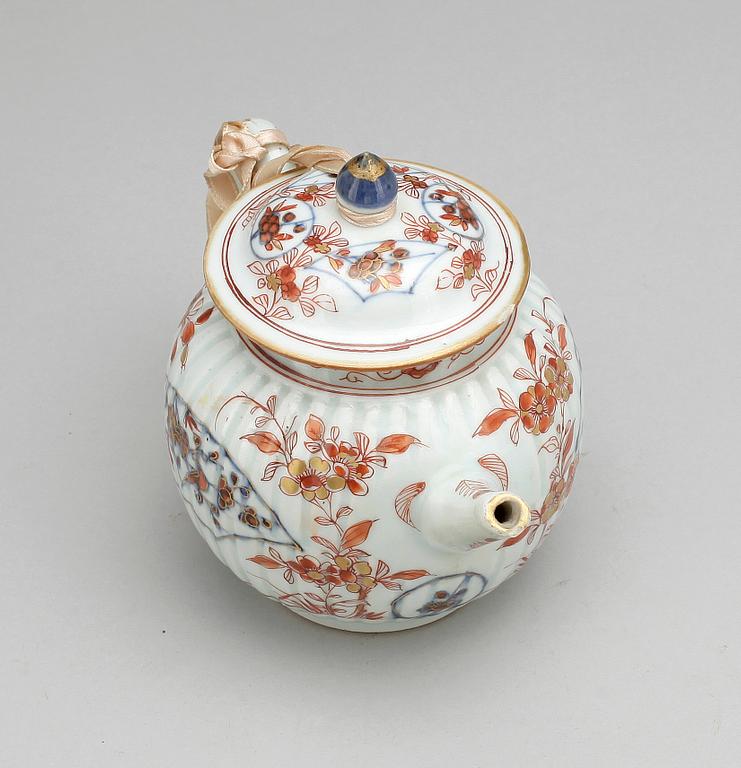 TEKANNA, porslin, Qianlong, Kina 1700-tal.