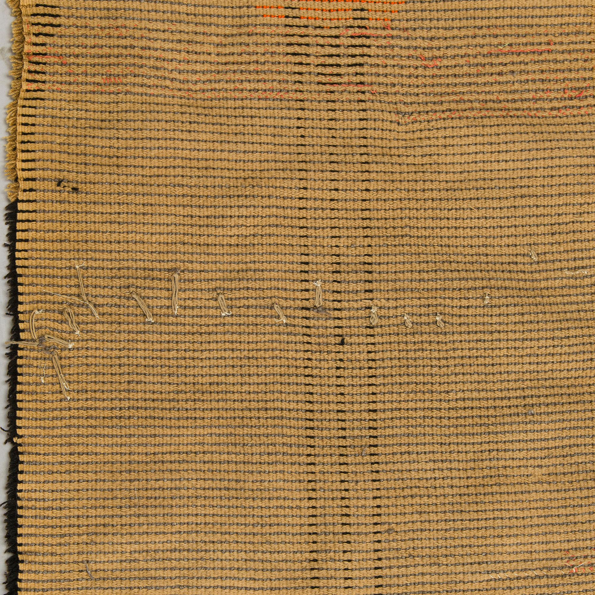 Ryijy/ penkkiryijy, noin 320 x 130 cm.