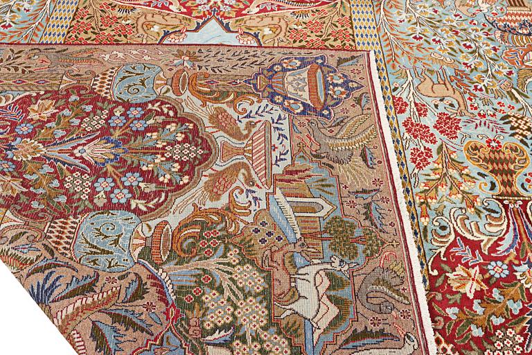 A Kazak carpet, c. 383 x 292 cm.