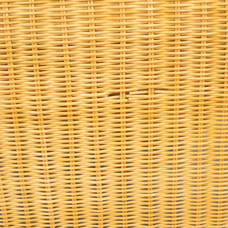 P3 Rattan Lounge Chair by Tito Agnoli for Pierantonio Bonacina, 1960s.