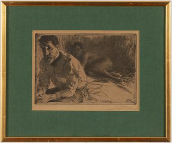 Anders Zorn, "August Saint Gaudens I".