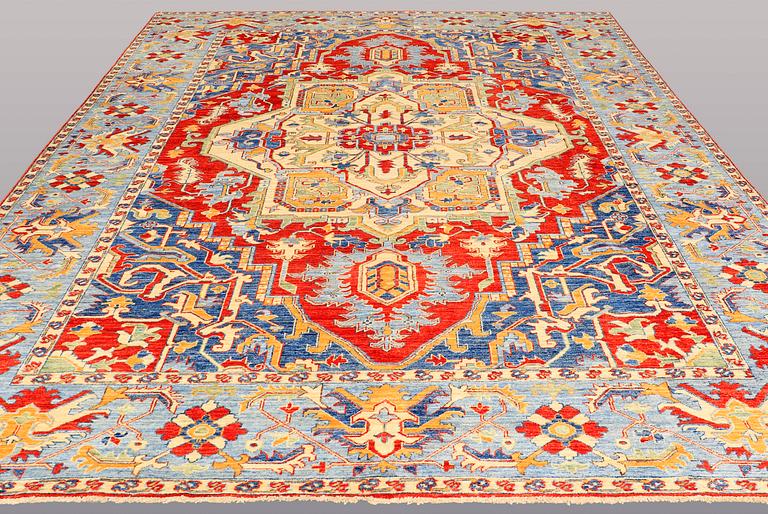 A carpet, oriental, ca 418 x 298 cm.