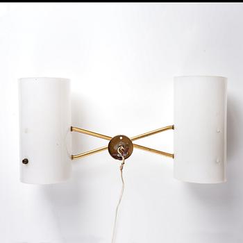 Hans Bergström, vägglampa, modell "C-1162", ateljé Lyktan, Åhus 1950-60-tal.