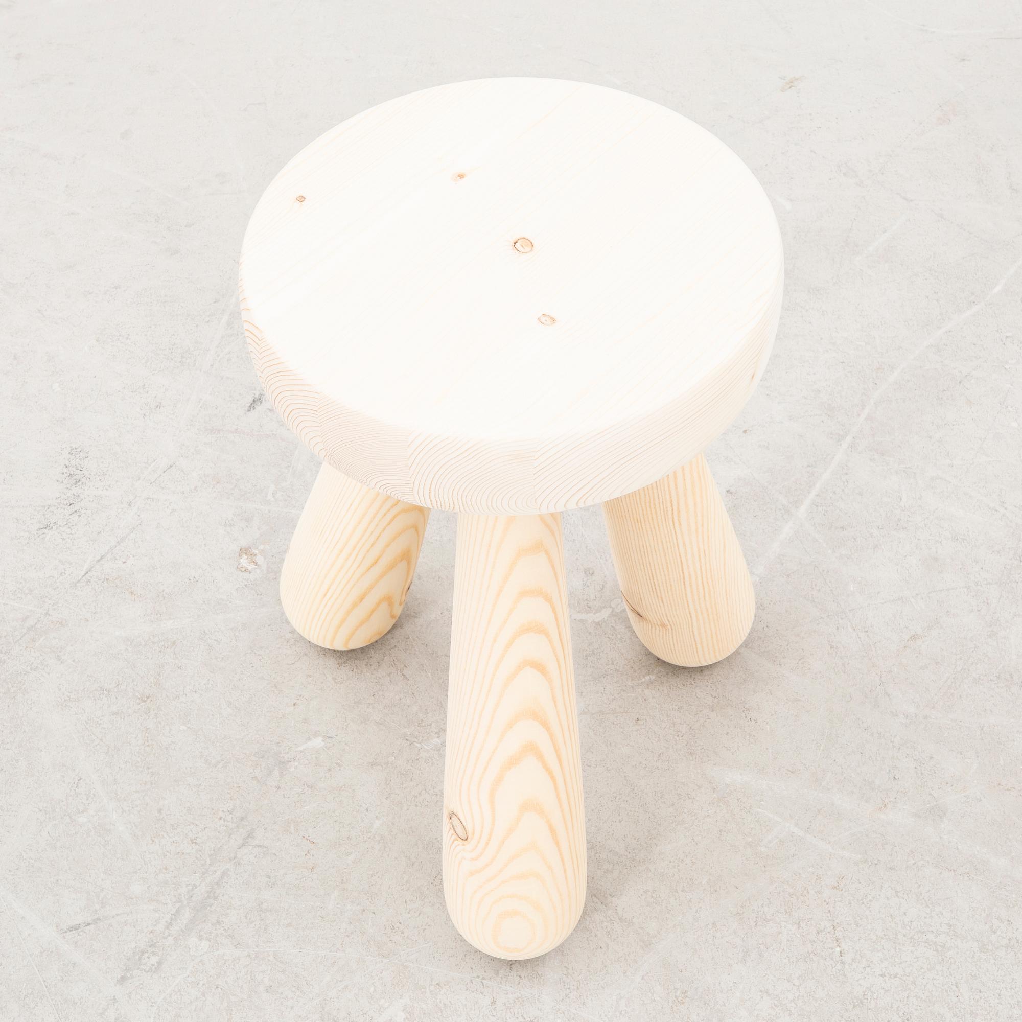 A pine stool around 2000.