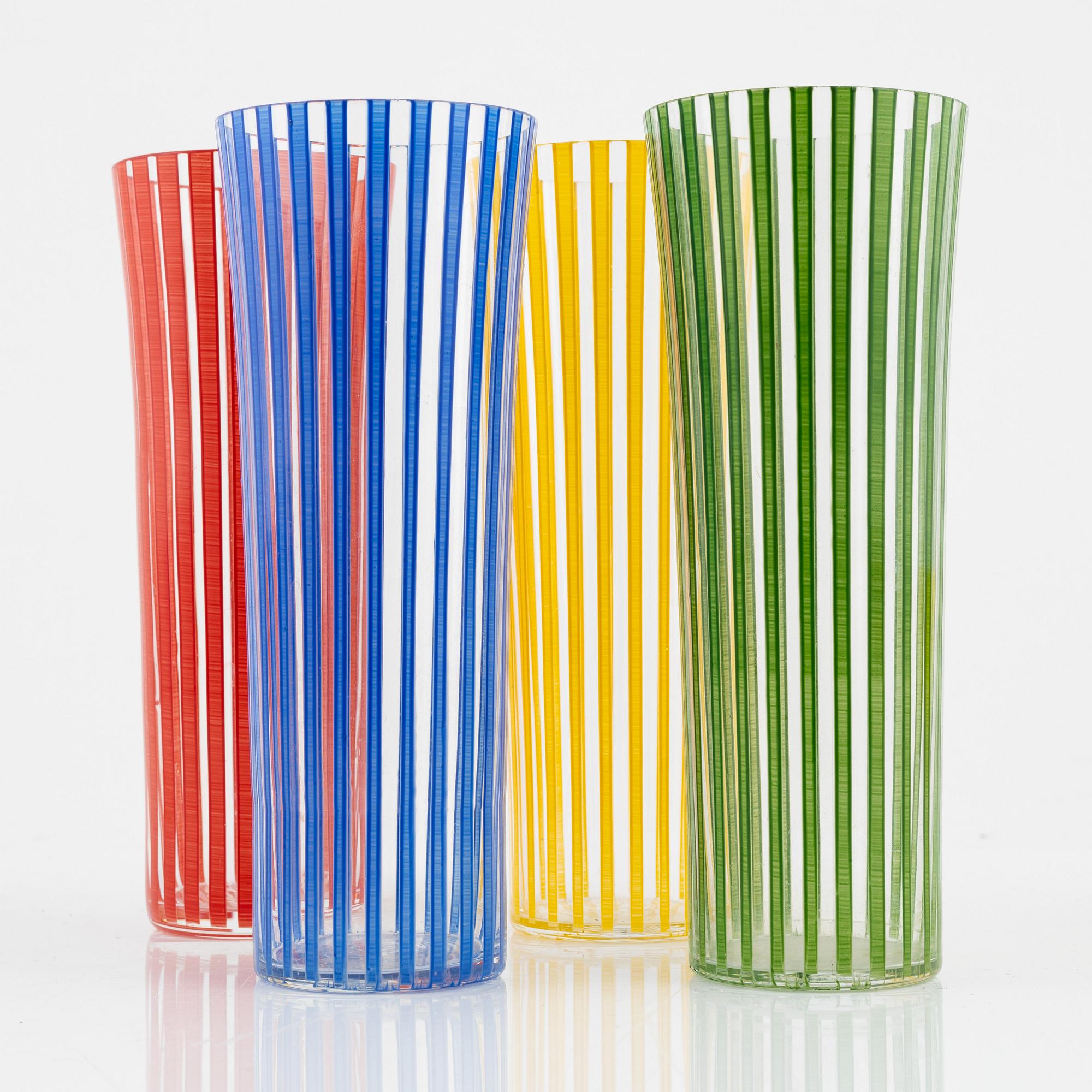 Bengt Orup, 12 glas, "Strikt", Johansfors, 1950-tal.