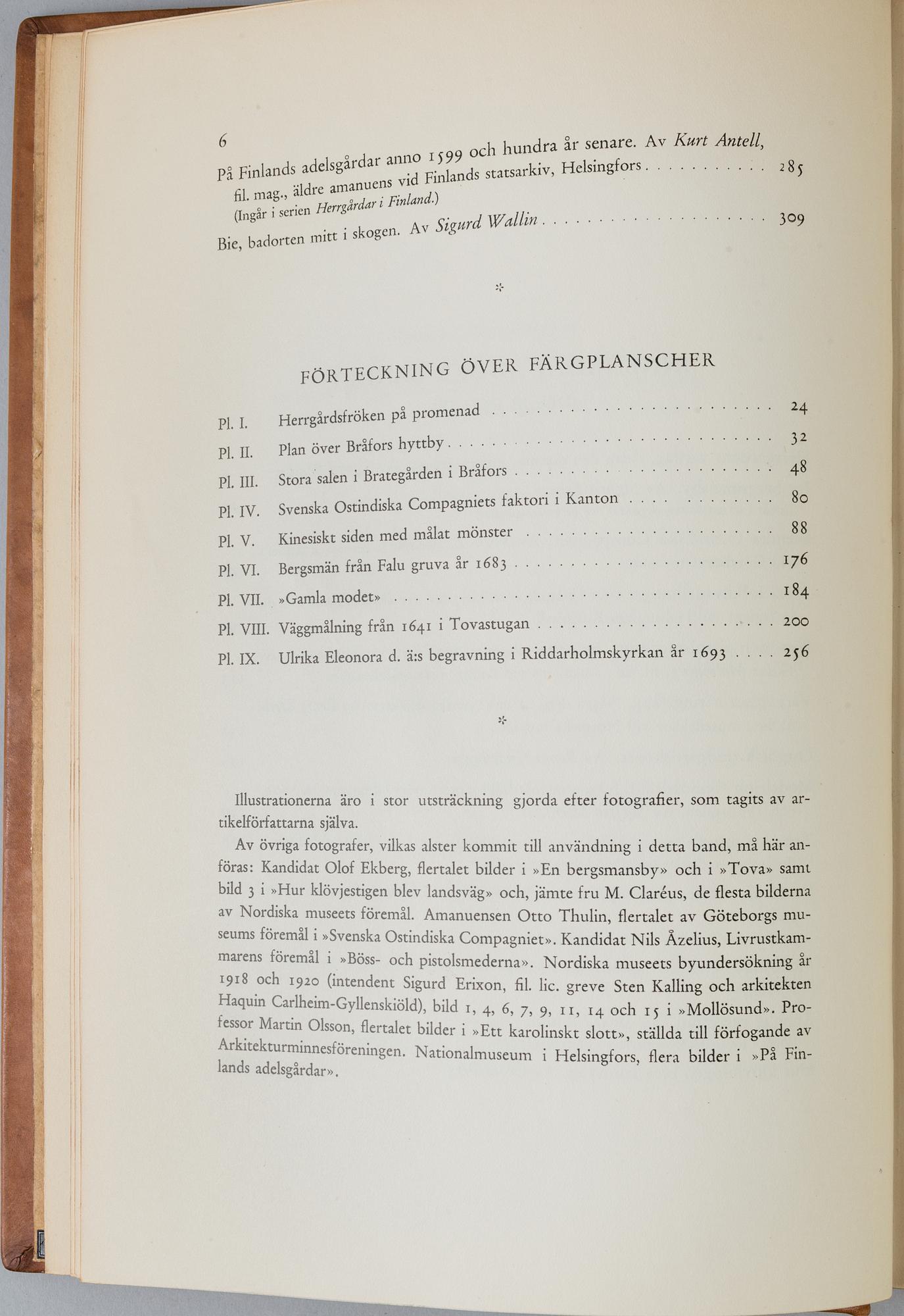 BÖCKER, Svenska Kulturbilder, Erixon och Wallin, 1932, sex volymer.