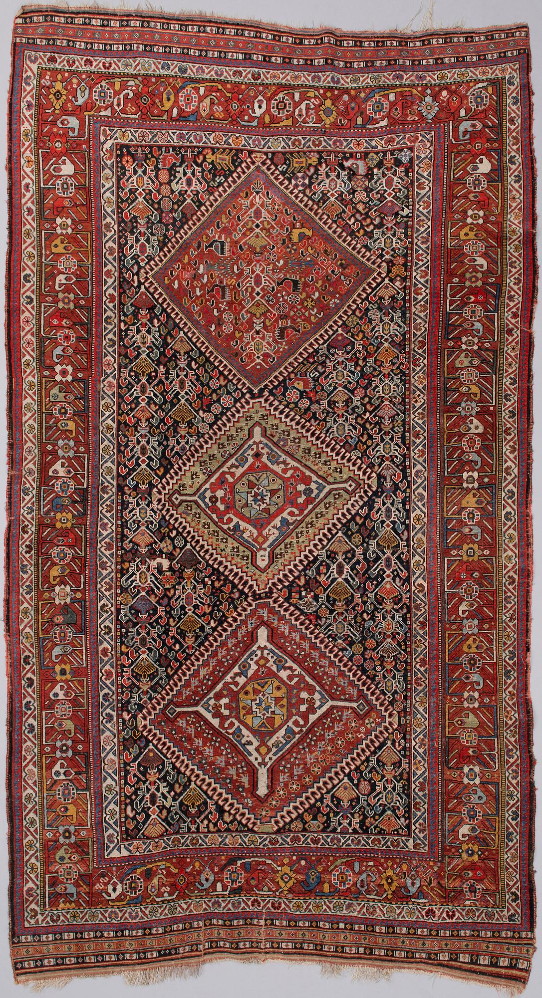 A CARPET, antique, Qashqai, 278x156 cm.