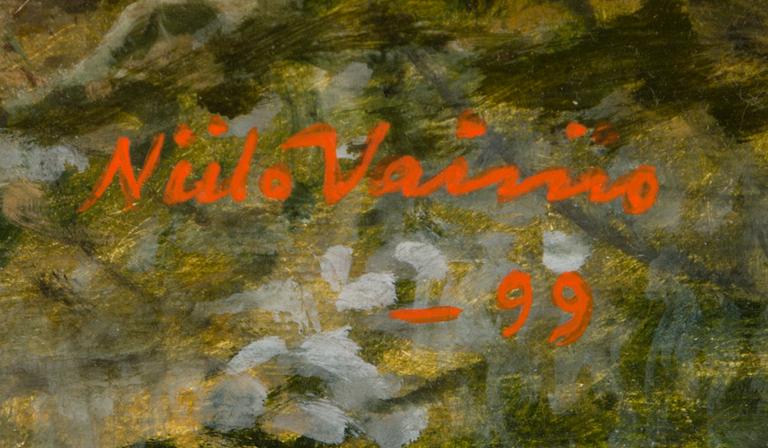 NIILO VAINIO, oil on canvas, signed and dated -99.