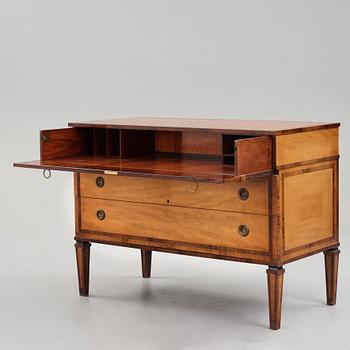 Ernst Spolén, skrivbyrå, sannolikt utförd av snickarmästare Carl Bergsten, 1920-30-tal.