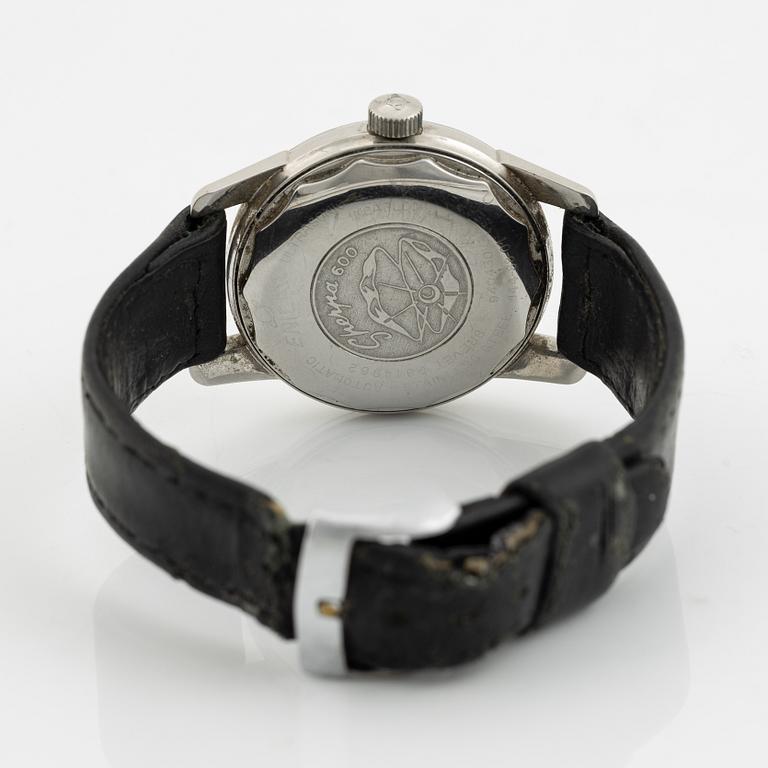 Enicar, Sherpa, Date, wristwatch, 34,5 mm.