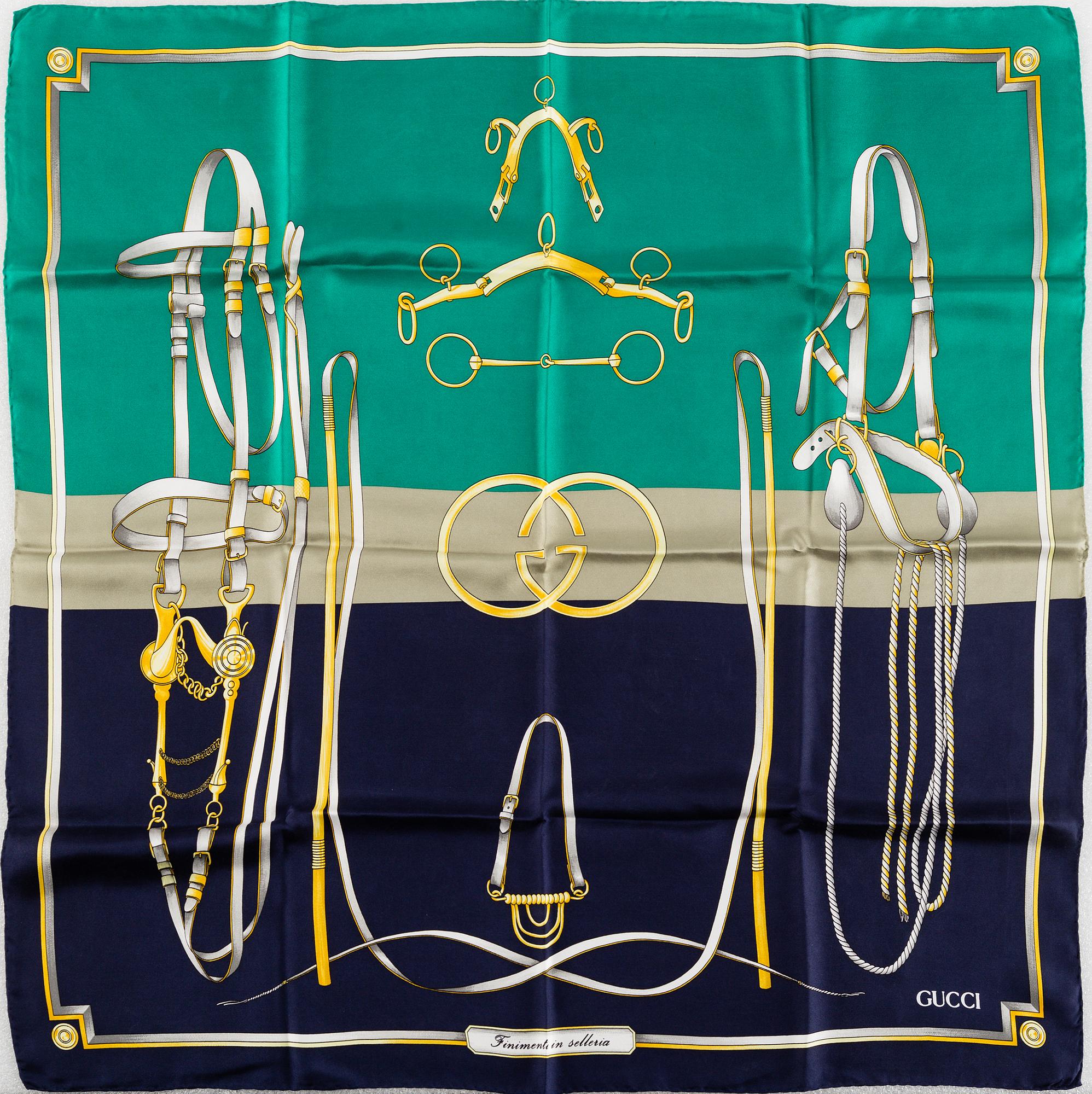 GUCCI, scarves, 2 st.