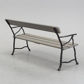 A cast iron garden sofa from Bolinders, Stockholm, early 20th Century.