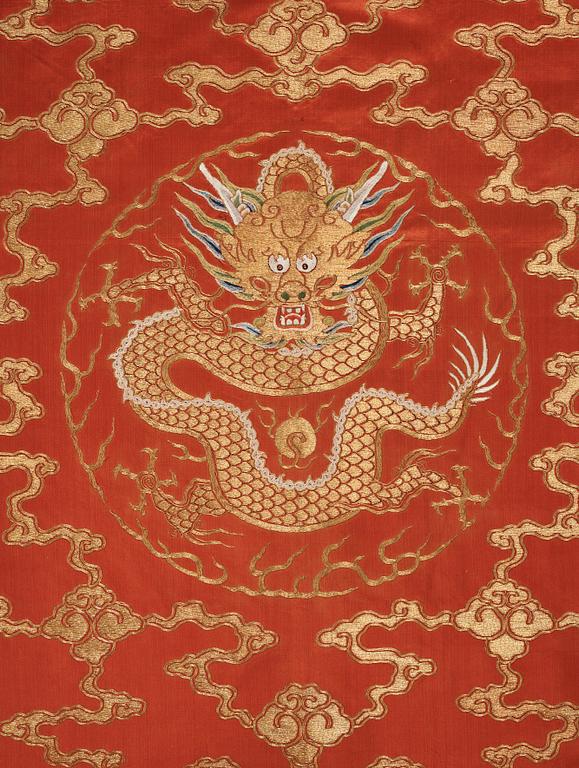 BRODERI, siden. Qingdynastin, 1800-tal.