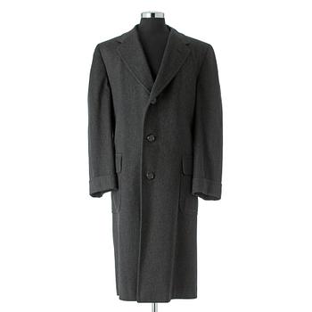 267. GEORGIAN COVERT Harrods ltd london, a grey wool coat.