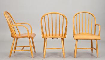 KARMSTOLAR, 3 st, 1900-talets andra hälft.