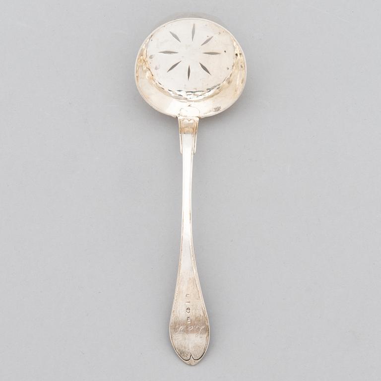 Johan Zettersten, A 19th-century silver sprinkle spoon, Lovisa, Finland 1818.