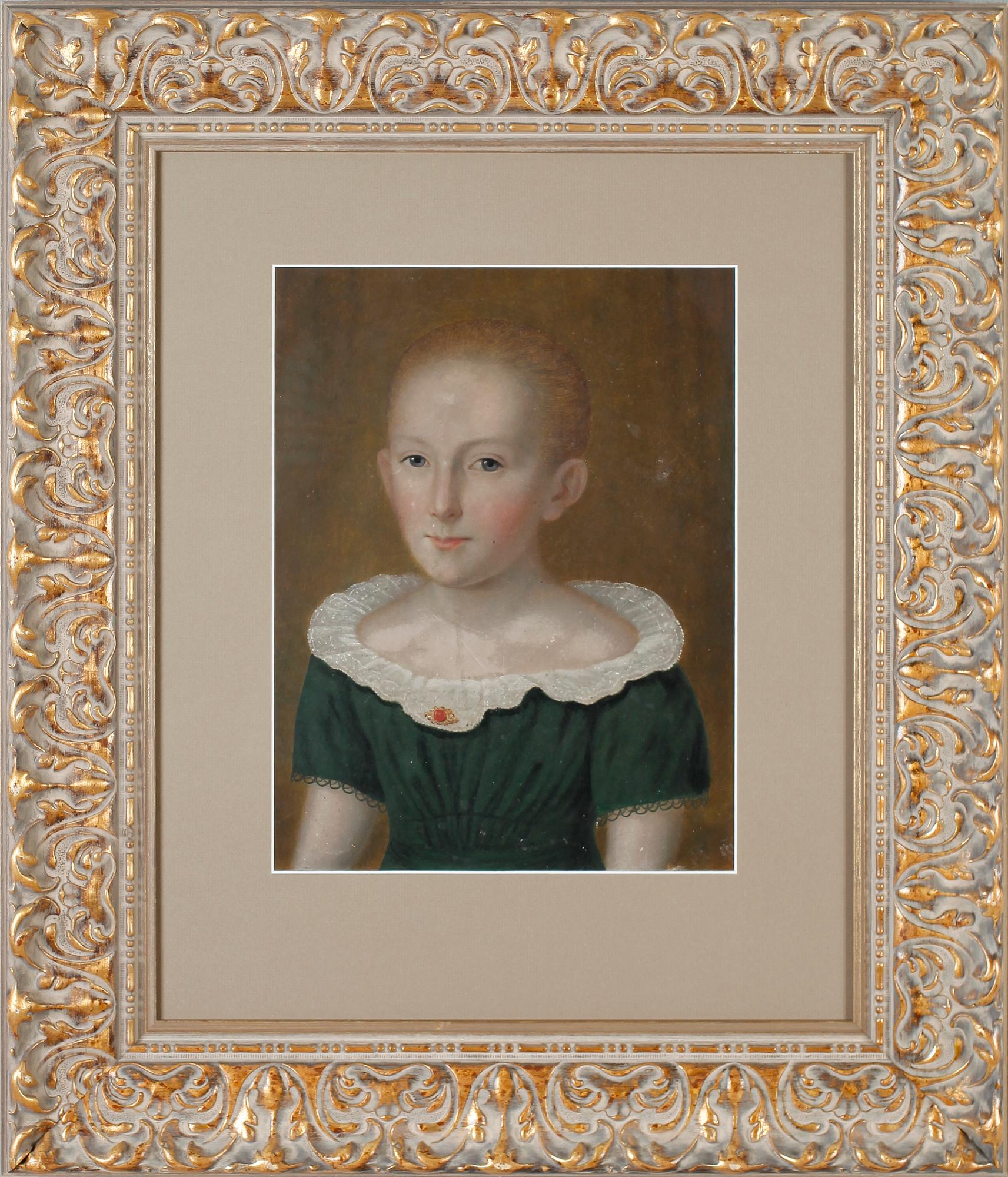 OKÄND KONSTNÄR, olja på papp, osignerad, 1800-talets första hälft.