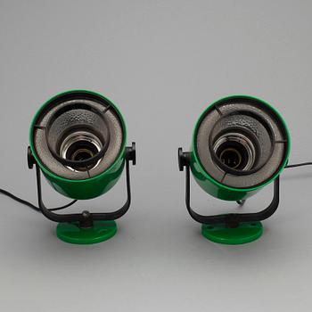 VÄGGLAMPOR, ett par, Enco, 1970-tal.