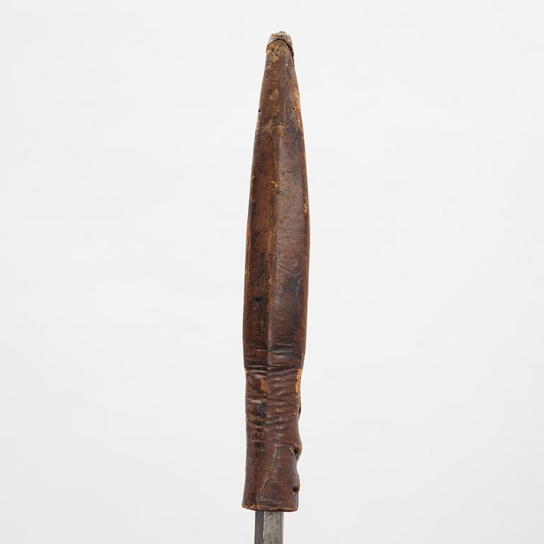 A hunting spear, 19th Century.