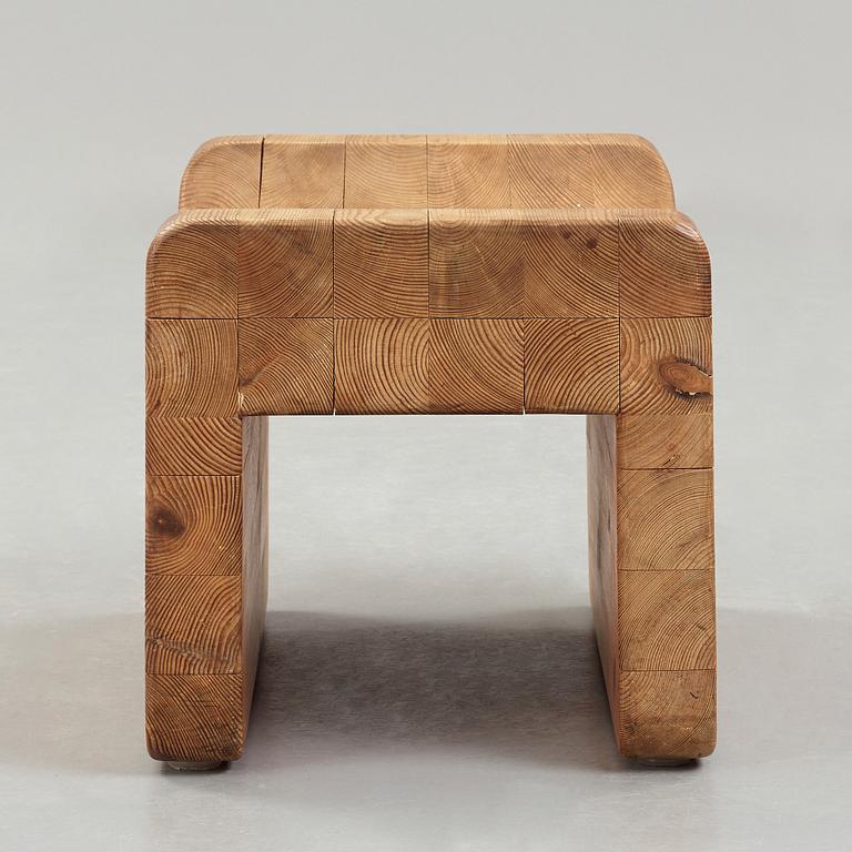 Axel Einar Hjorth, A pine stool attributed to Axel Einar Hjorth, Nordiska Kompaniet, Sweden probably 1930's.