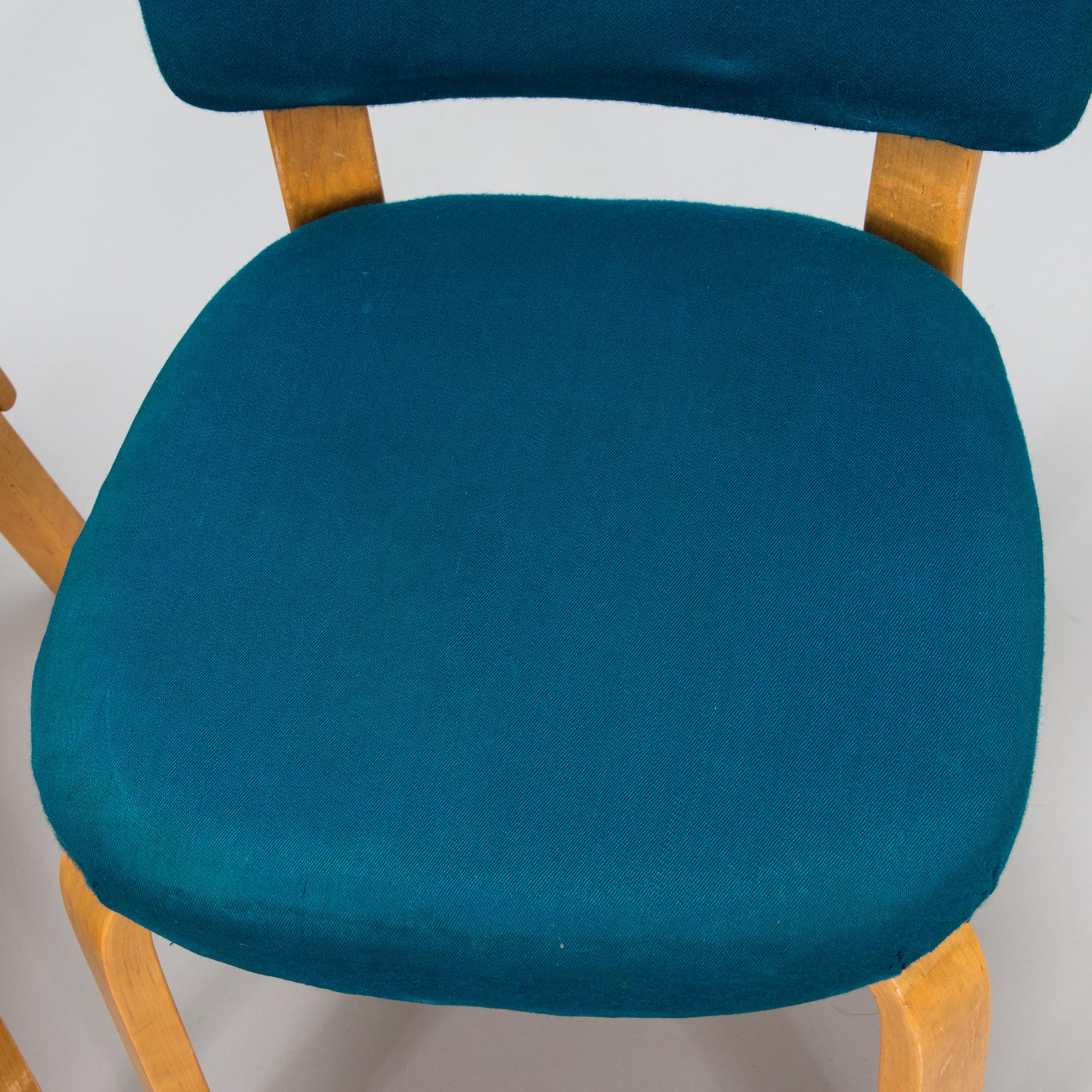 Alvar Aalto, tuolipari, malli 62, O.Y. Huonekalu- ja Rakennustyötehdas A.B. 1900-luvun puoliväli.