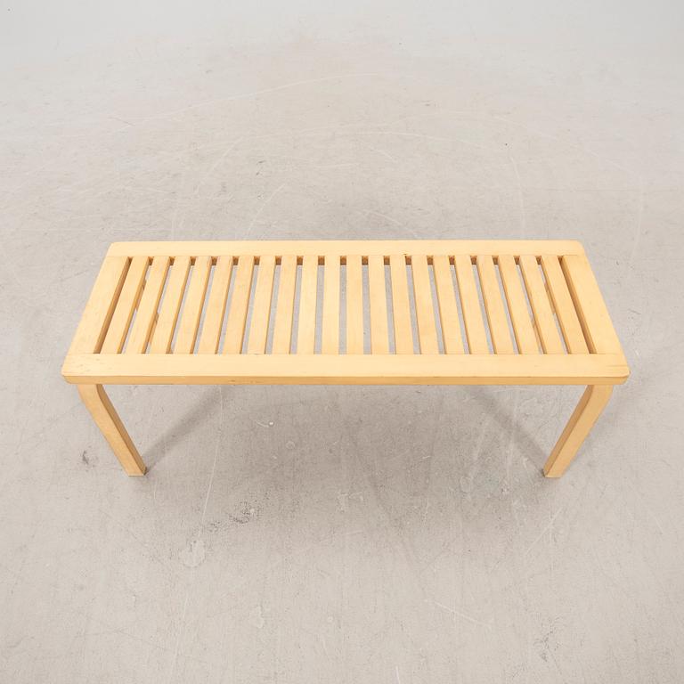 An Alvar Aalto birch bench model 153 Artek Finland.