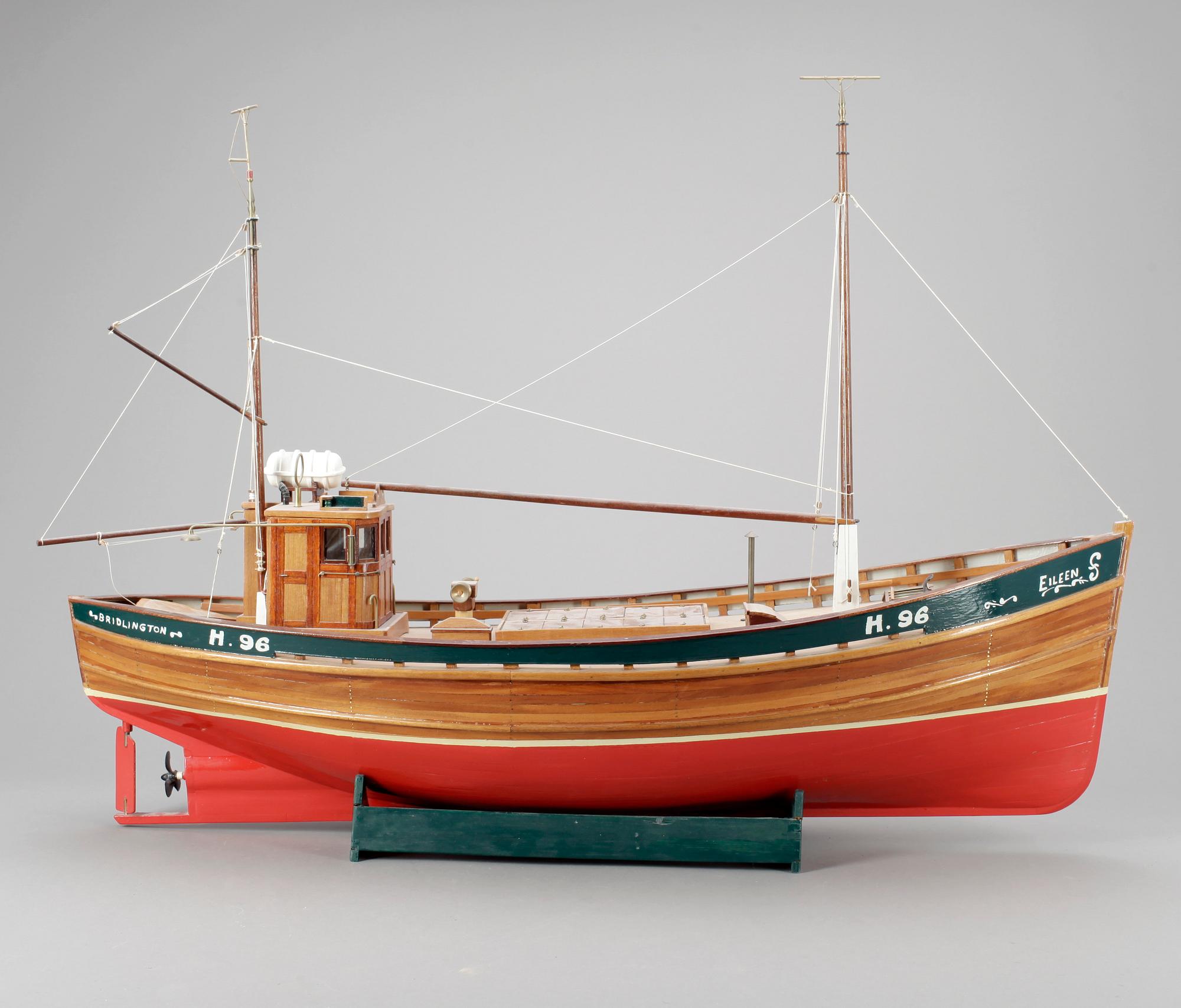 BÅTMODELL, "Eileen", 1900-tal.