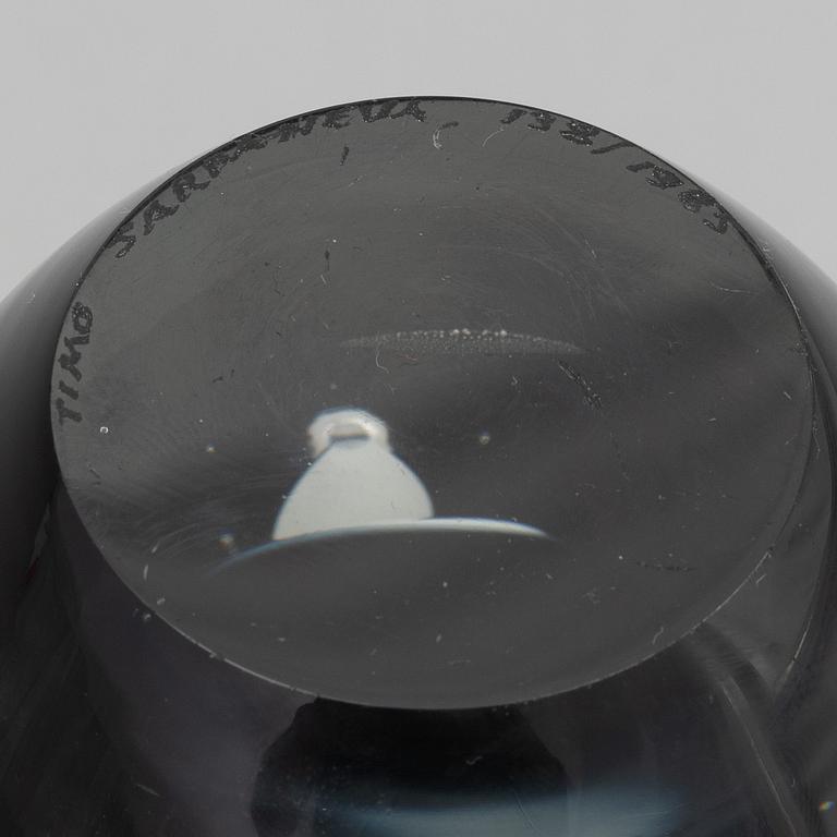 Timo Sarpaneva, a 'Claritas' glass vase, Iittala, Finland, 1985.