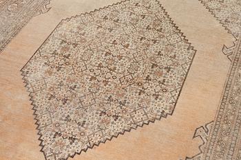 Rug, Tabriz, antique finish, approx. 395 x 275 cm.