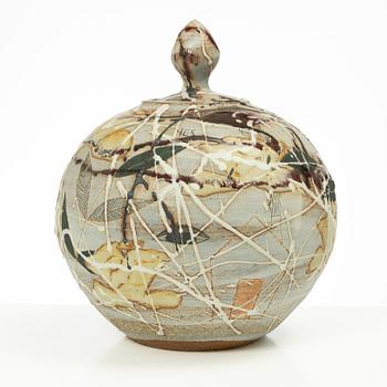 Eva Bengtsson, a vase with lid.