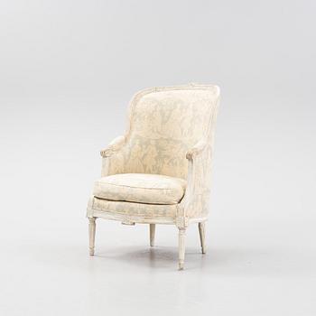 Bergère, Louisx XVI-stil, Frankrike, 1800-tal.