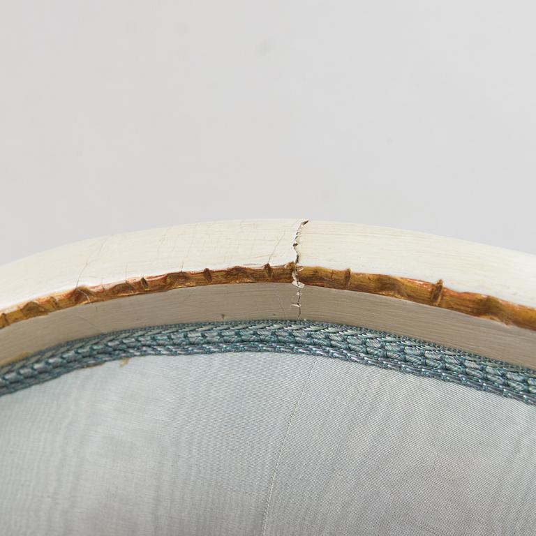 Soffa, Louis XVI, trol. Danmark, omkring 1800.