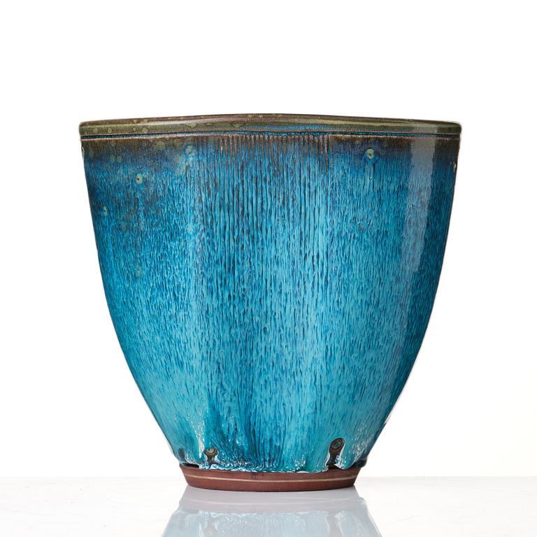 Wilhelm Kåge, a "Farsta" stoneware vase, Gustavsberg studio, Sweden 1960.