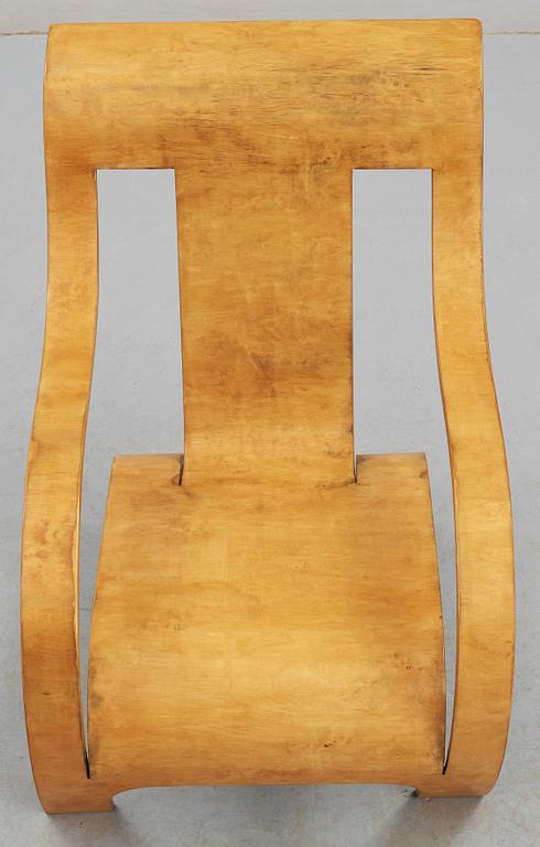 A Gerald Summers laminated birch easy chair, Makers of Simple Furniture, London 1935-40.