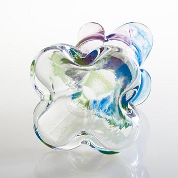 HELENA TYNELL, a unique 'Kukkainen - Nuppu' vase, signed Helena Tynell Riihimäen Lasi Oy.