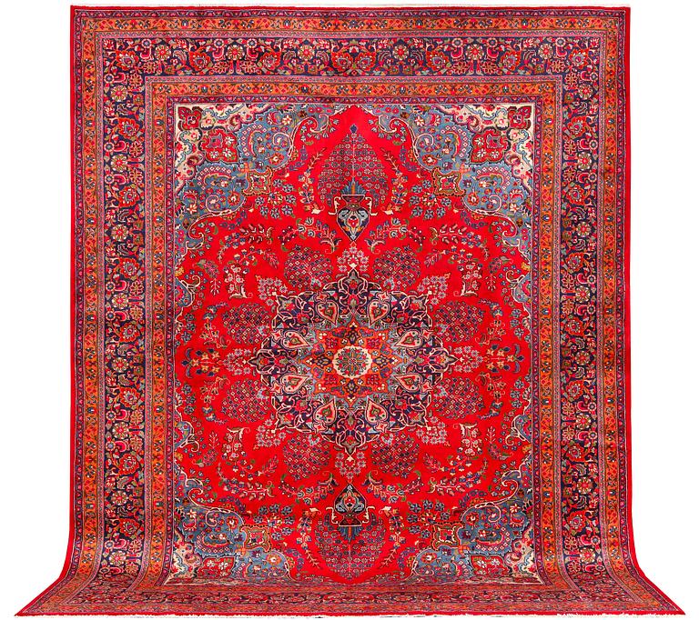 A Najafabad carpet, c. 390 x 302 cm.