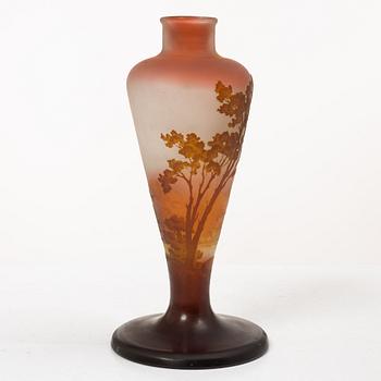 Emile Gallé, lampfot, jugend, Frnakrike, omkring 1900.