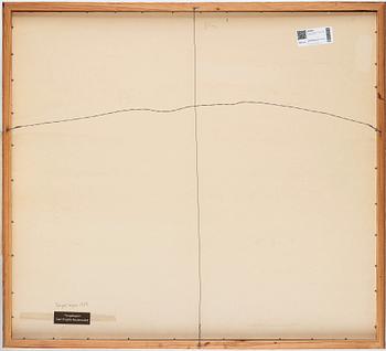 CARL FREDRIK REUTERSWÄRD, watercolor and laquer, on canvas laid on panel, dated 1972.