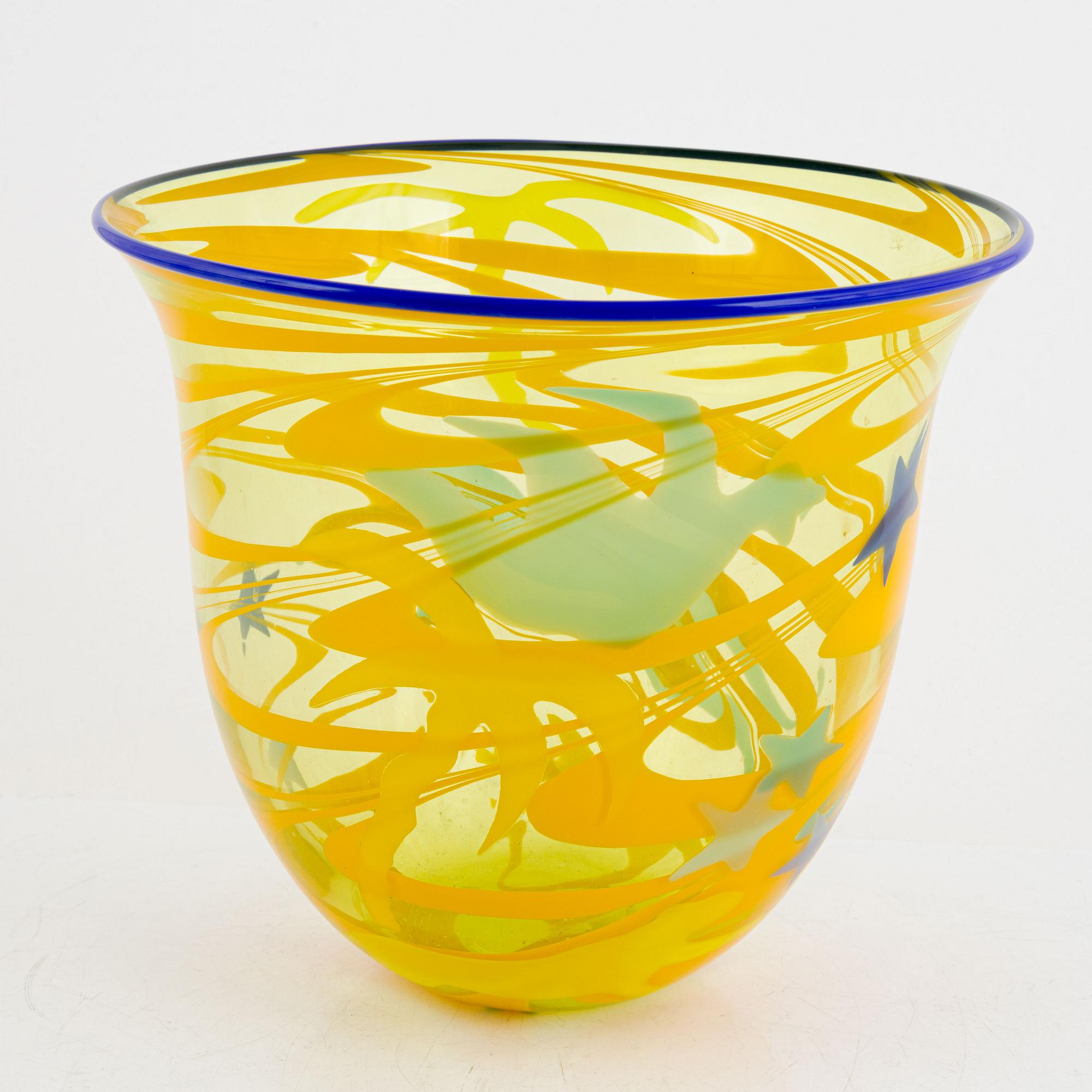 Catti Åsélius Lidbeck, vase, unique, "Fauve Collection", Johansfors, 2001.